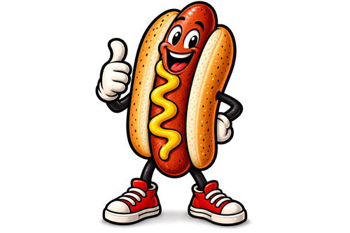 Hot Dog Quest mascot