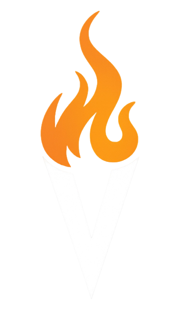 V Flame logo