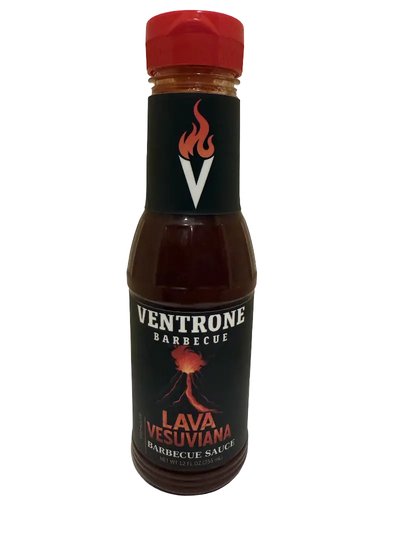 Lava Vesuviana BBQ sauce bottle (transparent)