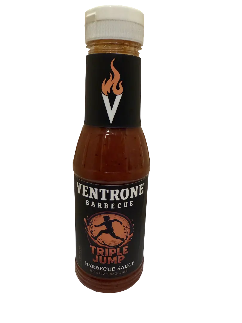 Triple Jump BBQ sauce bottle (transparent)